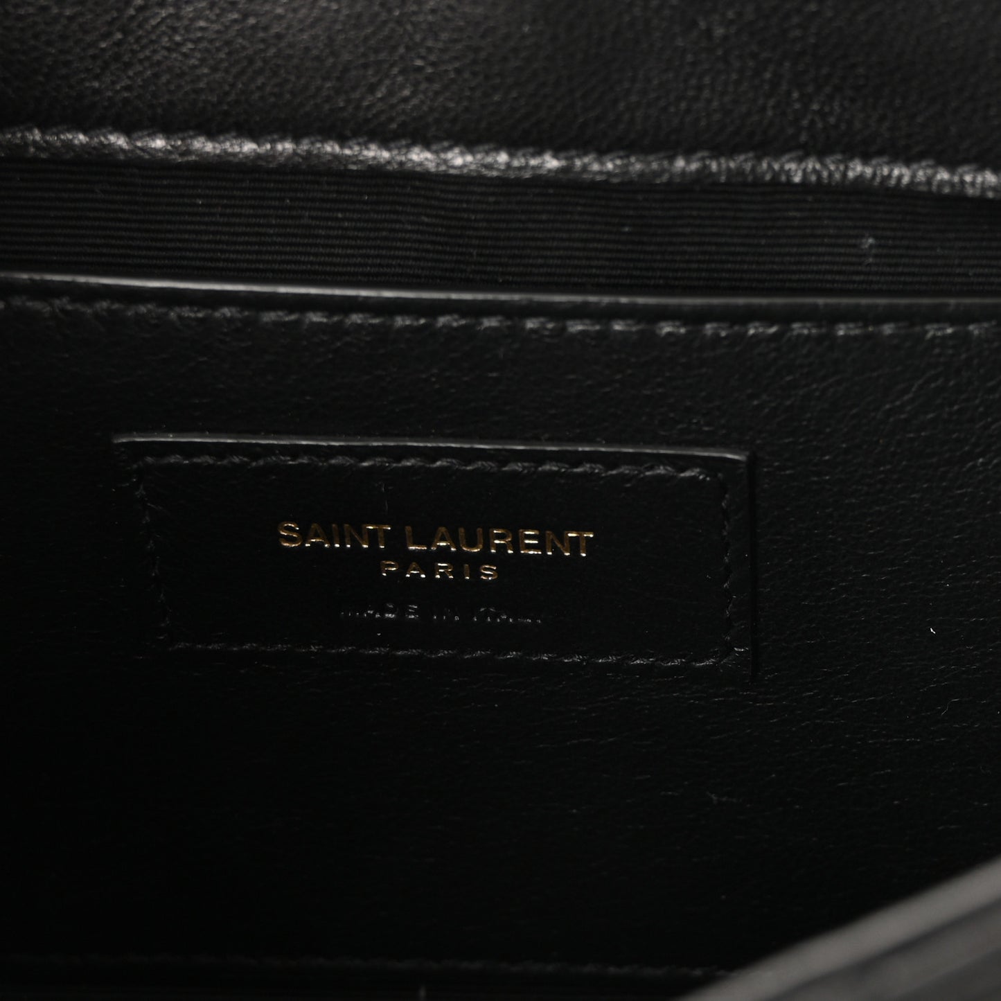 Lambskin Quilted Monogram Mini Nolita Black
