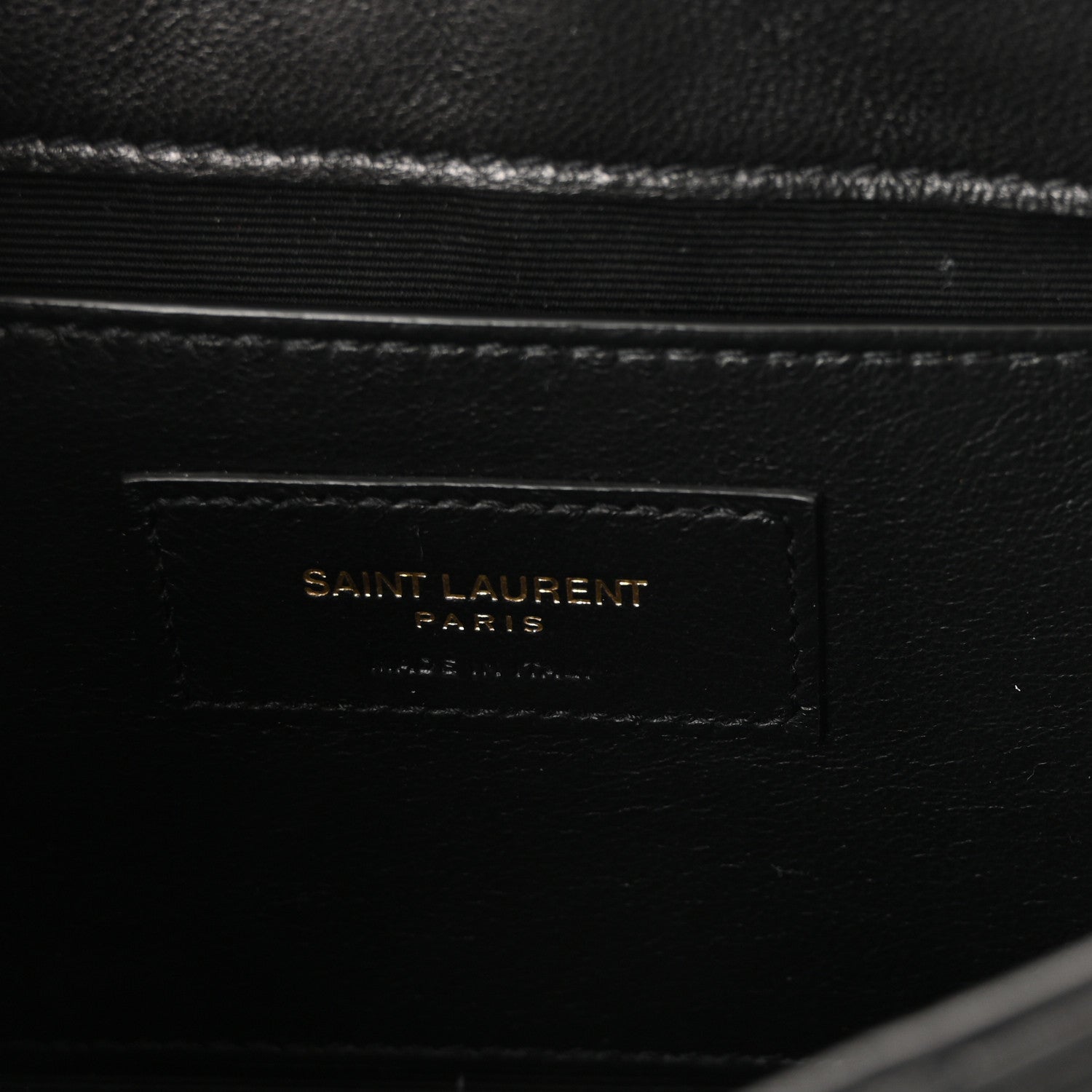 Saint Laurent Lambskin Quilted Monogram Mini Nolita Black 6 of 9