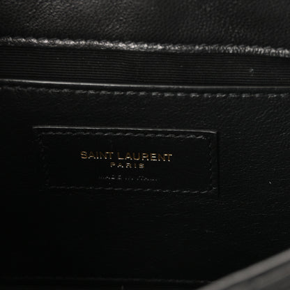 Saint Laurent Lambskin Quilted Monogram Mini Nolita Black 6 of 9