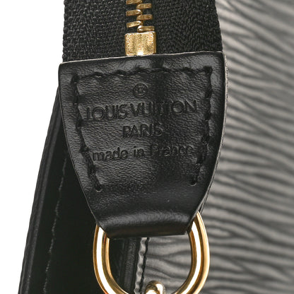 Louis Vuitton Epi Pochette Accessories 24 Black 7 of 10