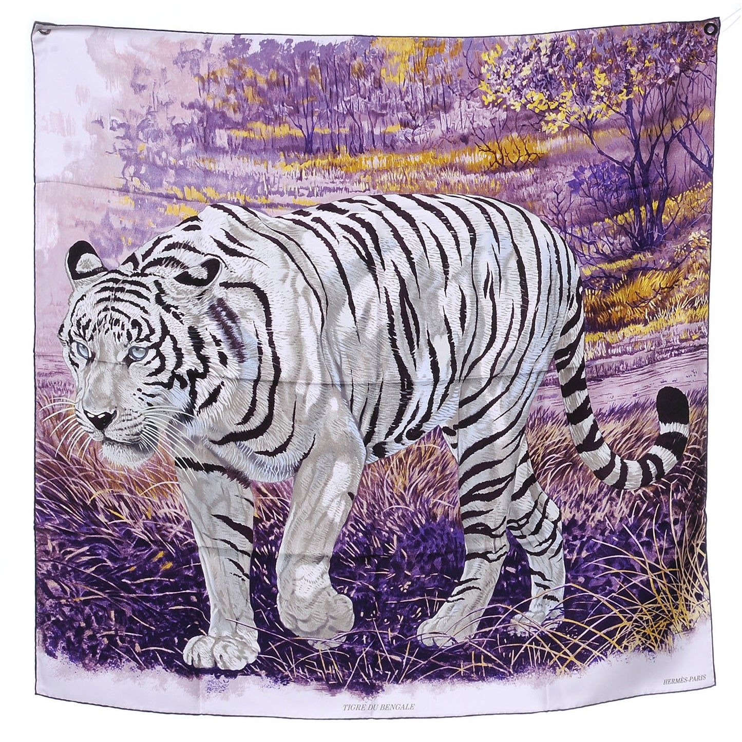 Silk Tigre du Bengale Scarf 90