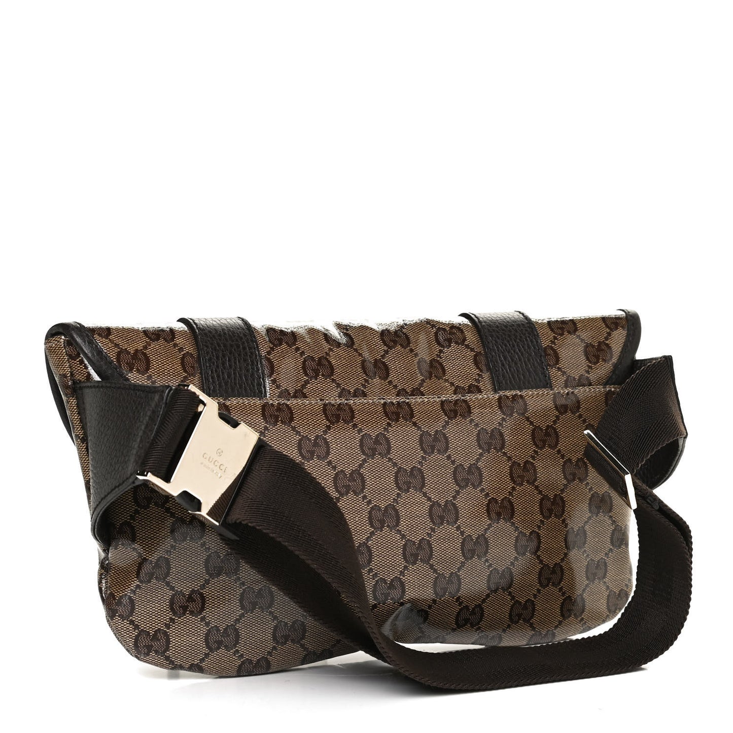Crystal Monogram Waist Belt Bag Brown