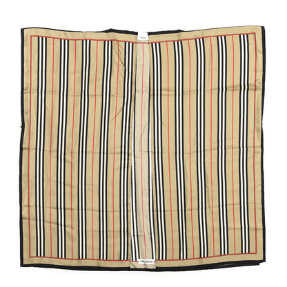 Burberry Silk Icon Stripe Border Cape Scarf Archive Beige 1 of 3