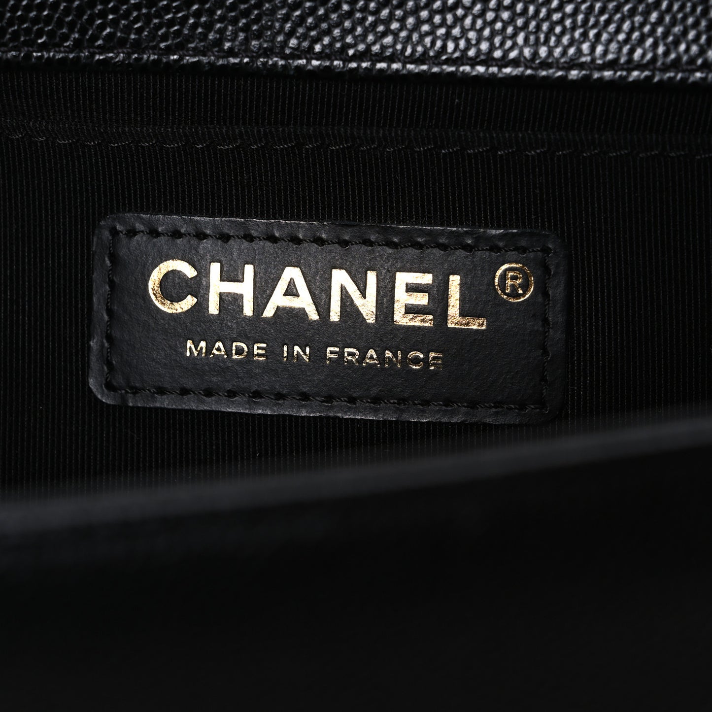 Caviar Quilted Medium Boy Flap Black