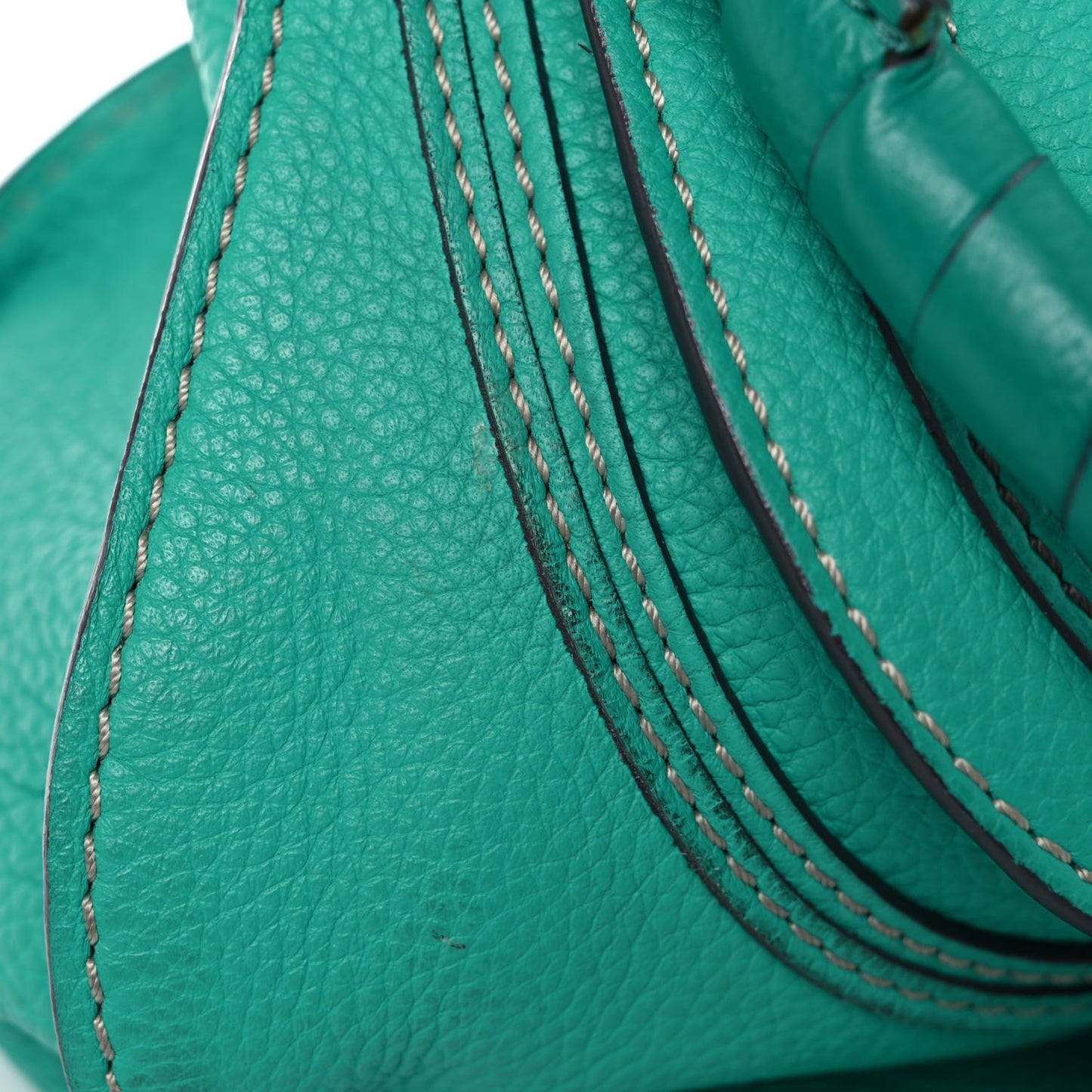 Calfskin Medium Marcie Satchel Jade Green