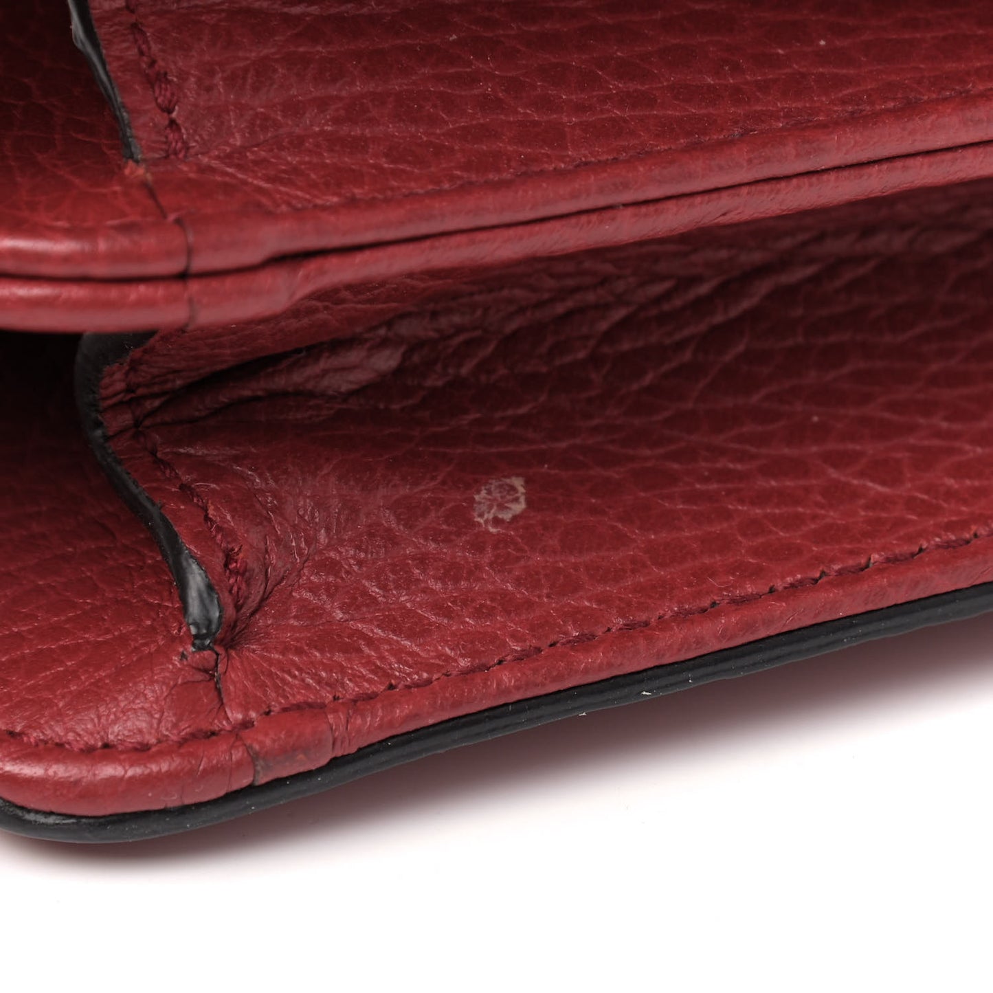 Dollar Calfskin Small Interlocking G Shoulder Bag Red