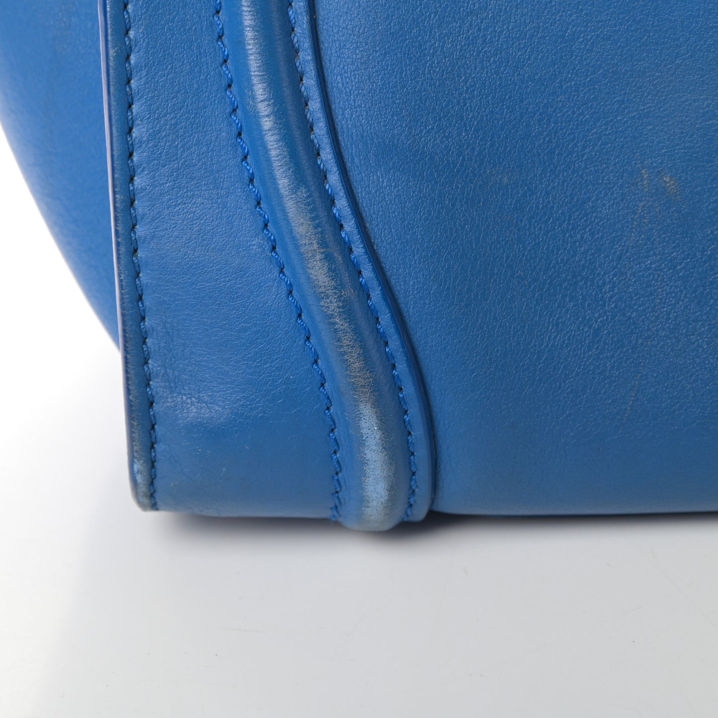 Smooth Calfskin Mini Luggage Royal Blue