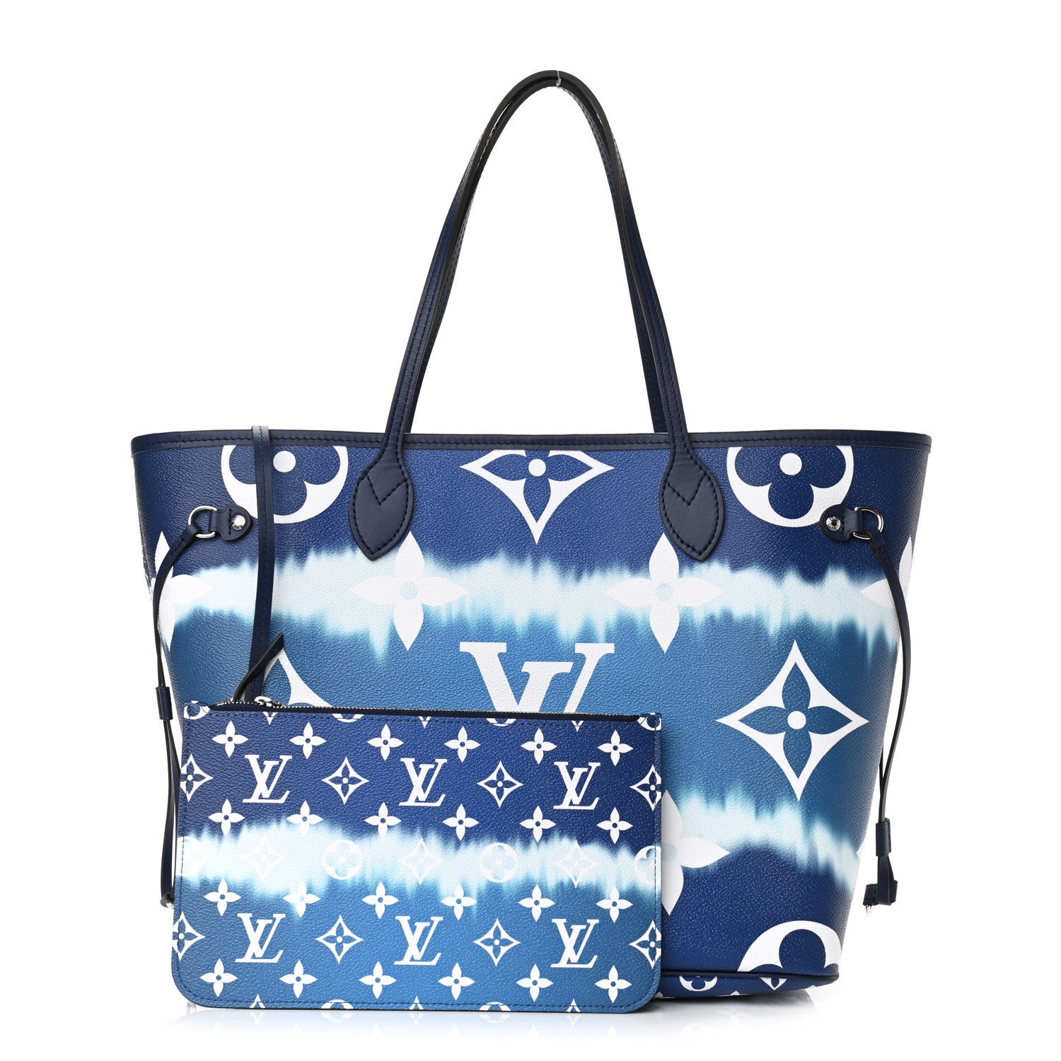 Louis Vuitton Monogram Escale Neverfull MM Blue 1 of 12
