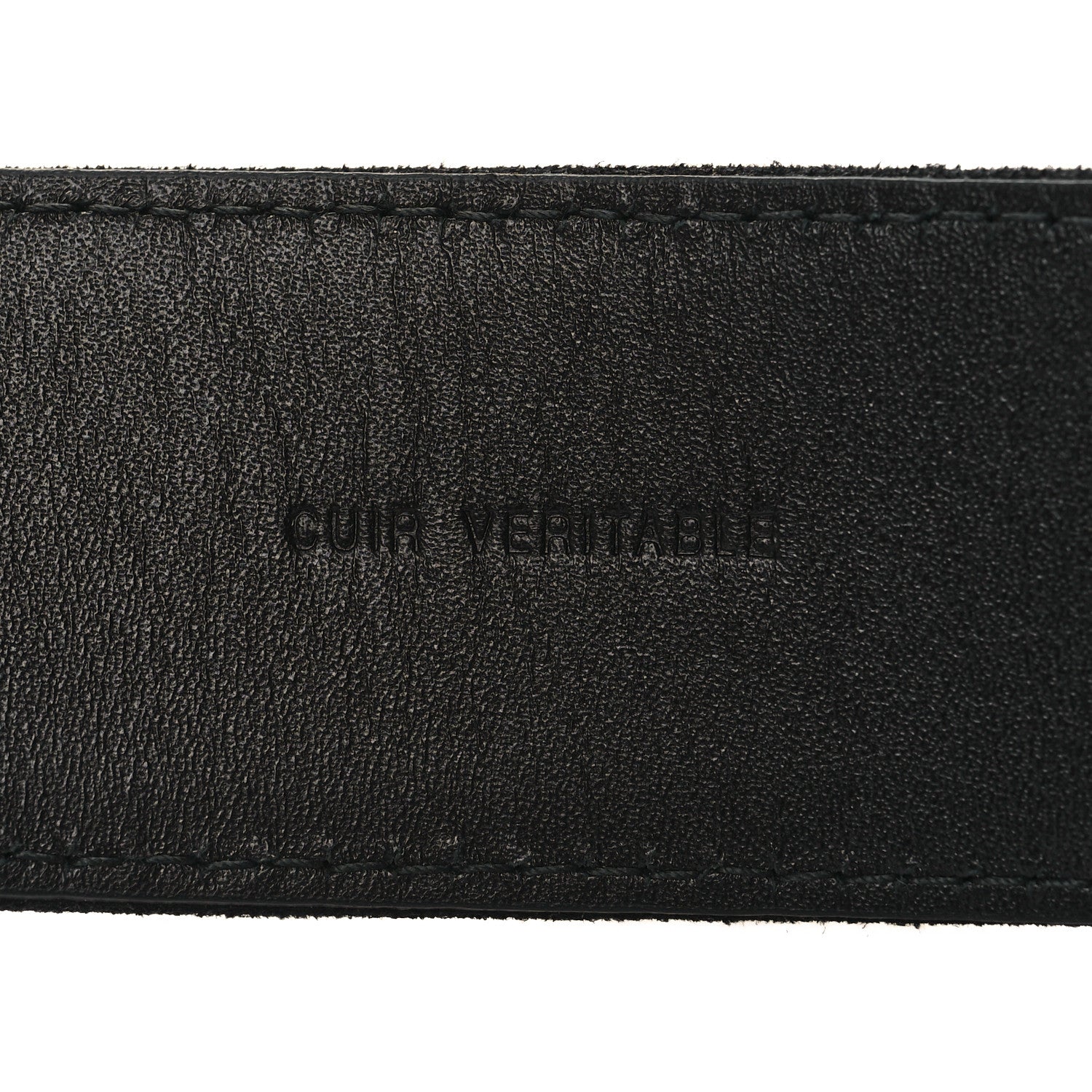 Chanel Suede Logo Belt 85 34 Black 7 of 8
