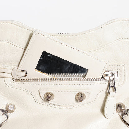 Balenciaga Agneau Giant 12 Silver Hardware Hip White 8 of 10