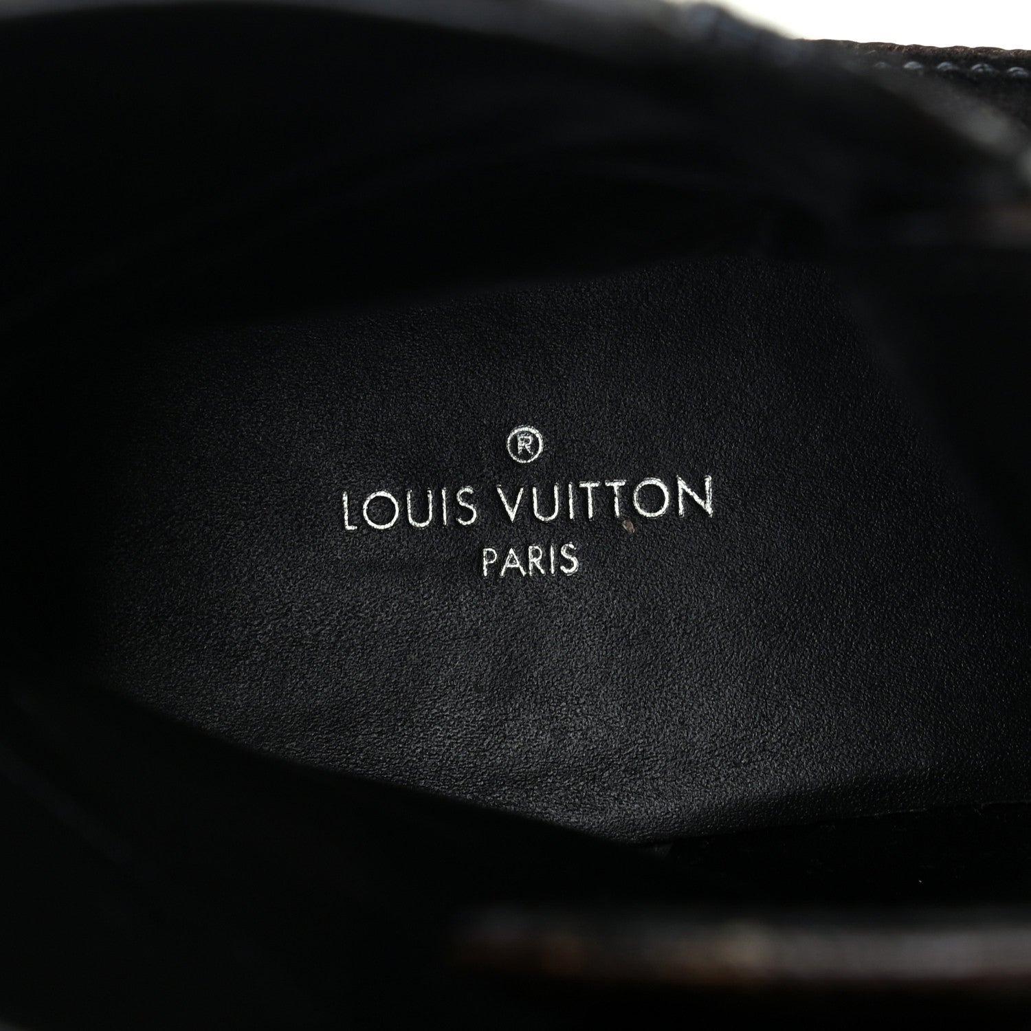 Louis Vuitton Suede Calfskin Monogram Laureate Platform Desert Boots 39 Black 7 of 9