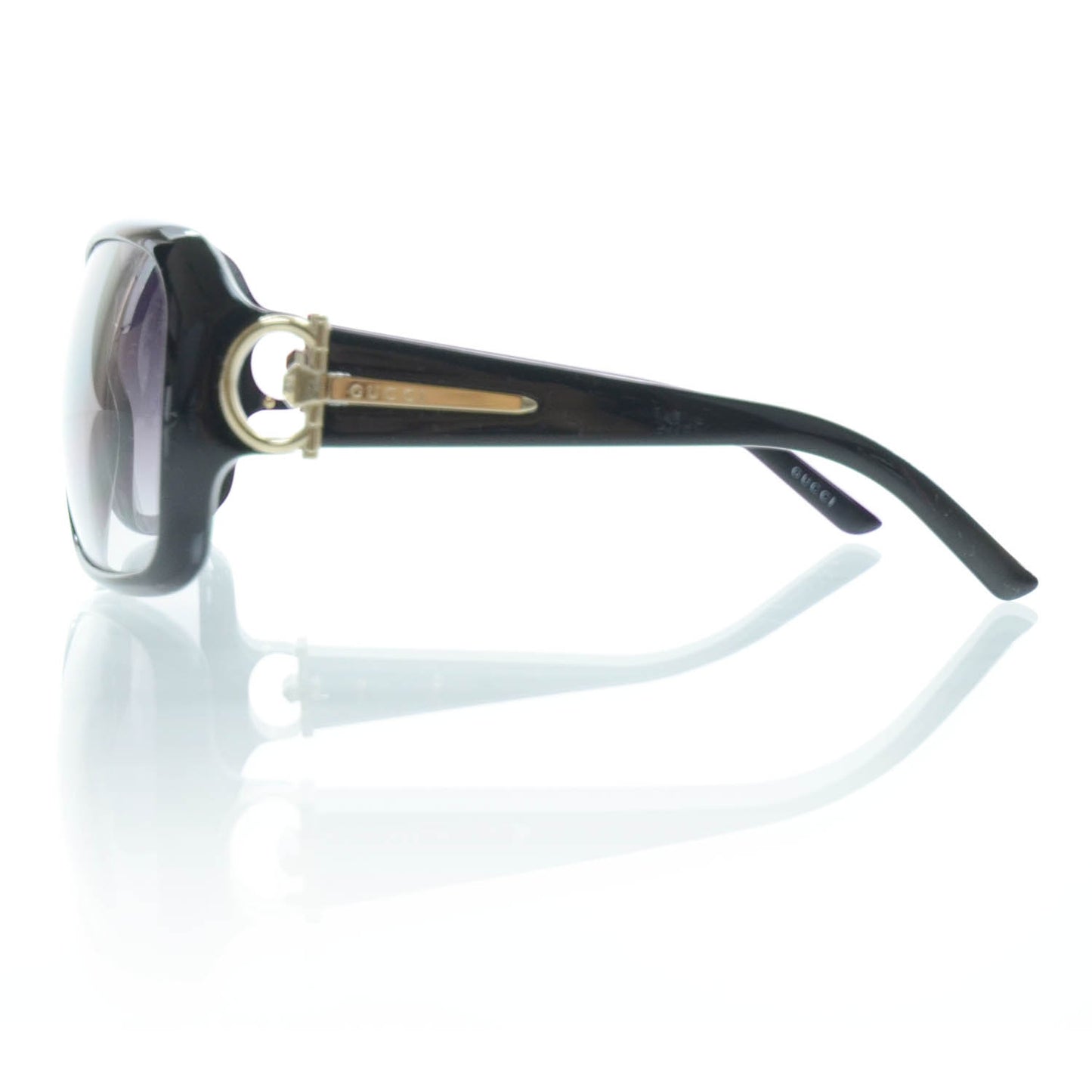 Horsebit Nail Sunglasses 3099S Black
