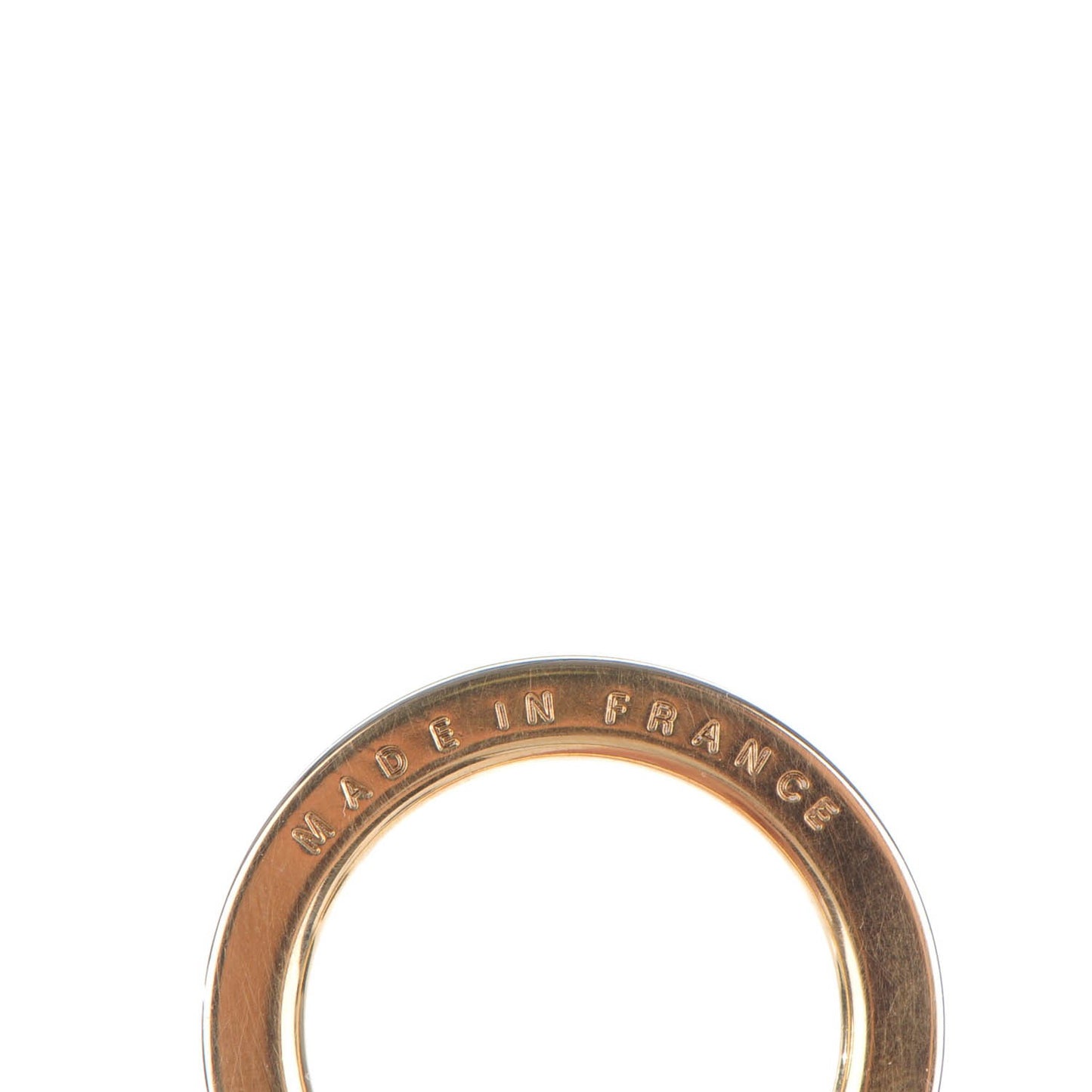 Metal Pochette Extender Key Ring Chain Gold