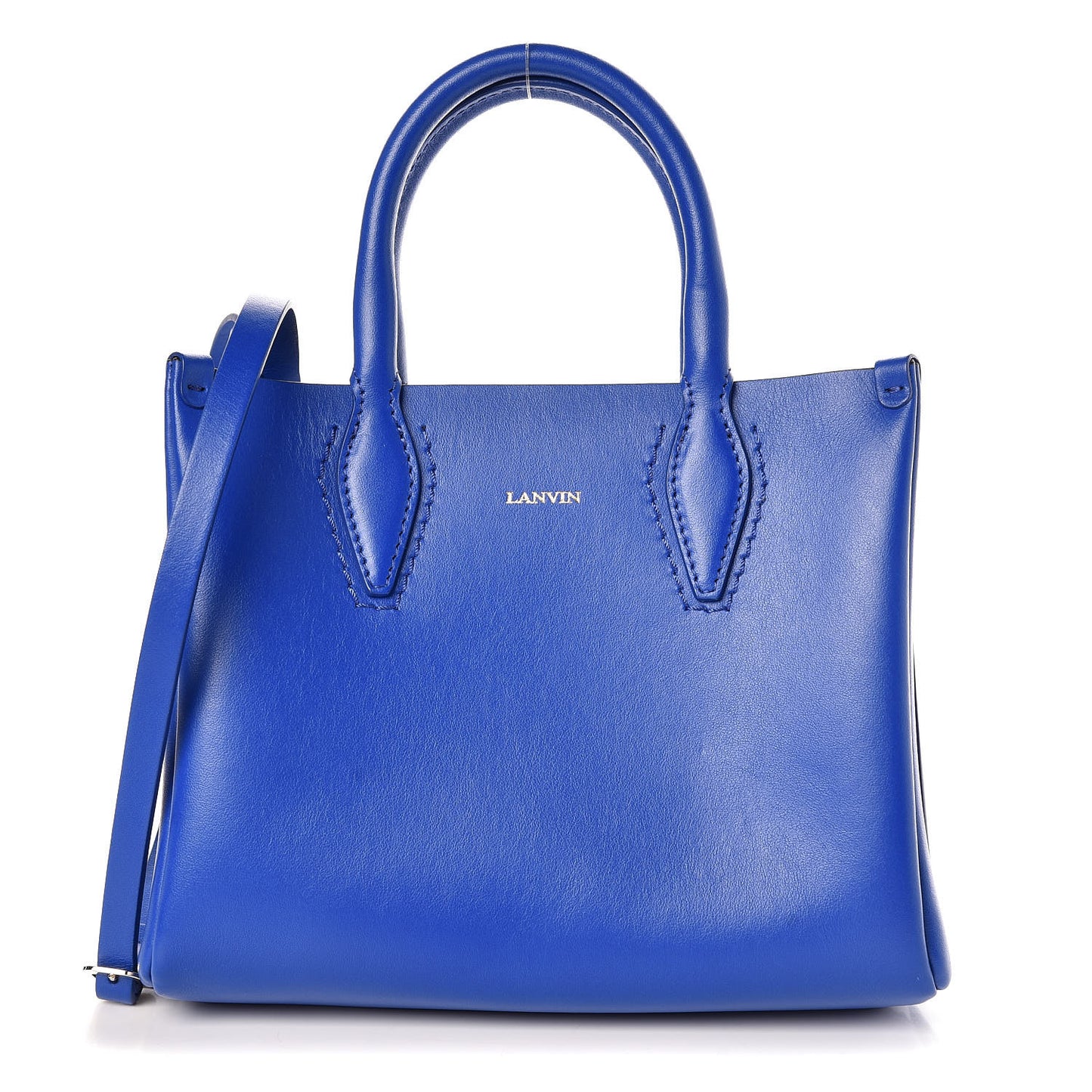 Smooth Calfskin Mini Le Journee Bleu Electrique