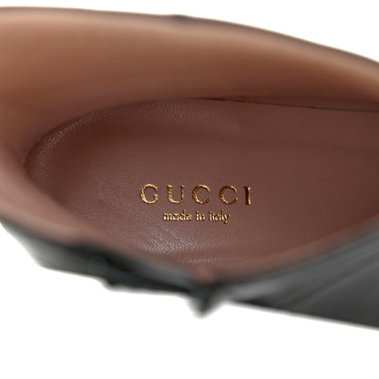 Gucci Nappa Zumi Mid Ankle Boots 37.5 Black 7 of 8