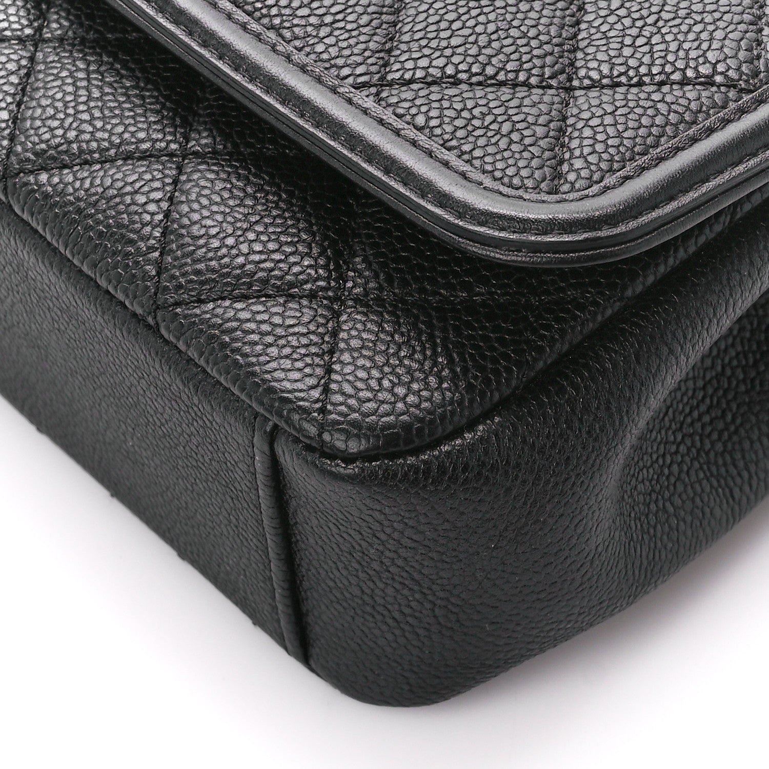 Chanel Caviar Quilted Small CC Filigree Flap Black 10 of 11