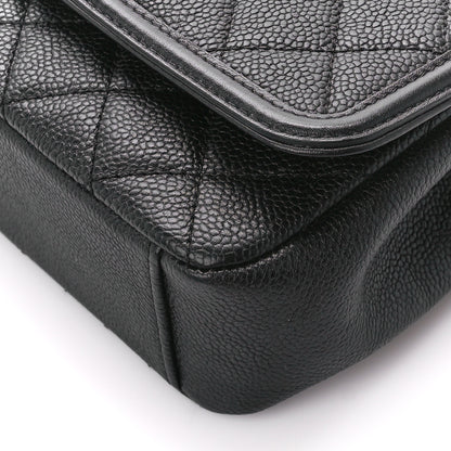 Chanel Caviar Quilted Small CC Filigree Flap Black 10 of 11