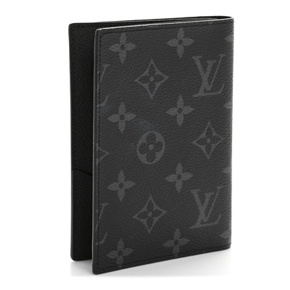 Louis Vuitton Monogram Eclipse Passport Cover 3 of 7