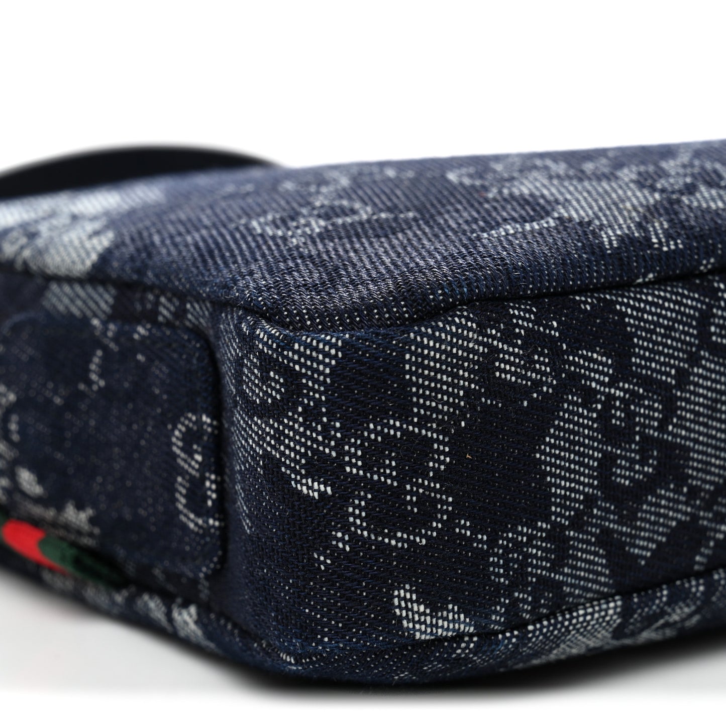 Denim GG Monogram Camouflage Small Crossbody Bag Blue