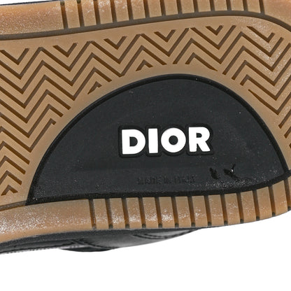 Christian Dior Smooth Calfskin Oblique Galaxy Mens B27 Low Top Sneakers 43 Black Beige 6 of 8