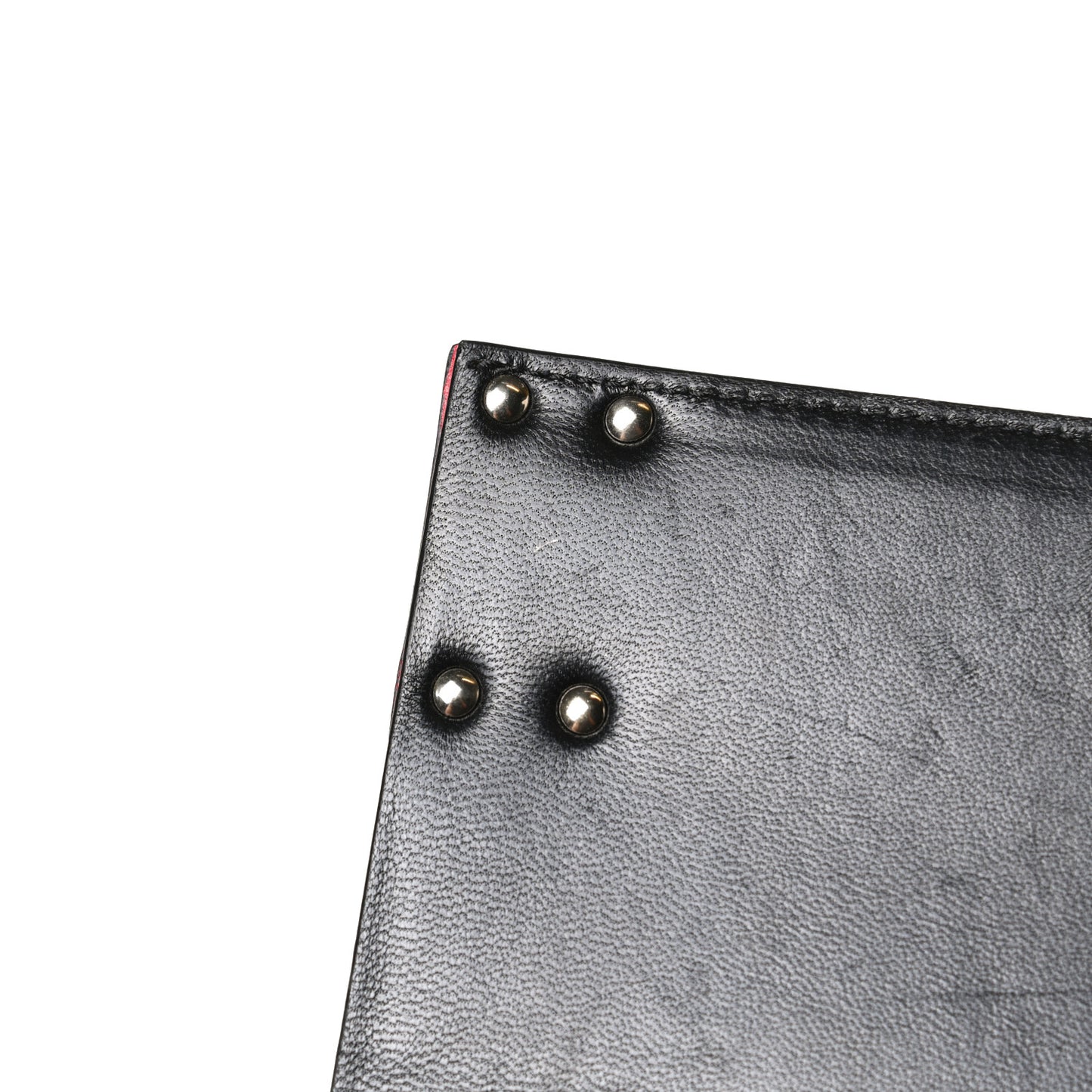 Vitello Rockstud Side Slip Crossbody Rouge Pur