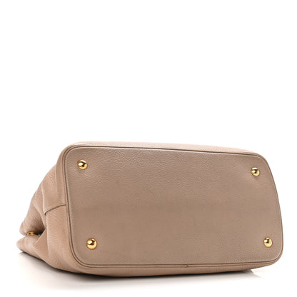 Prada Vitello Daino Tote Sesamo 3 of 10