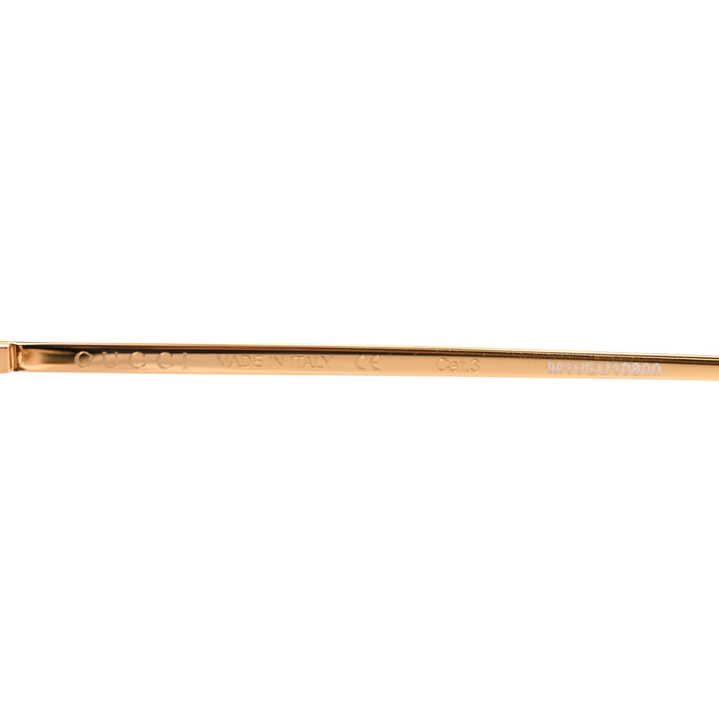 Square Frame GG0437SA Sunglasses Gold