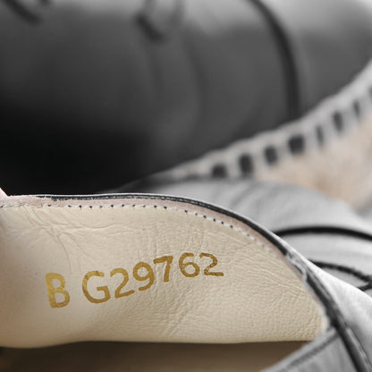 Chanel Lambskin CC Espadrilles 39 Black 5 of 9