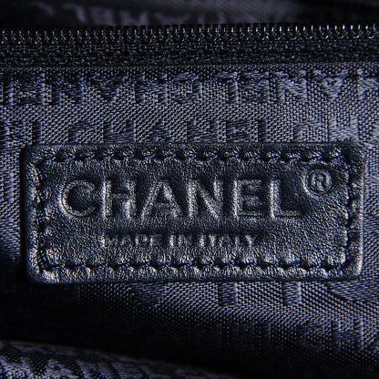 Chanel Lambskin Lax Accordion Hobo Dark Blue 6 of 7