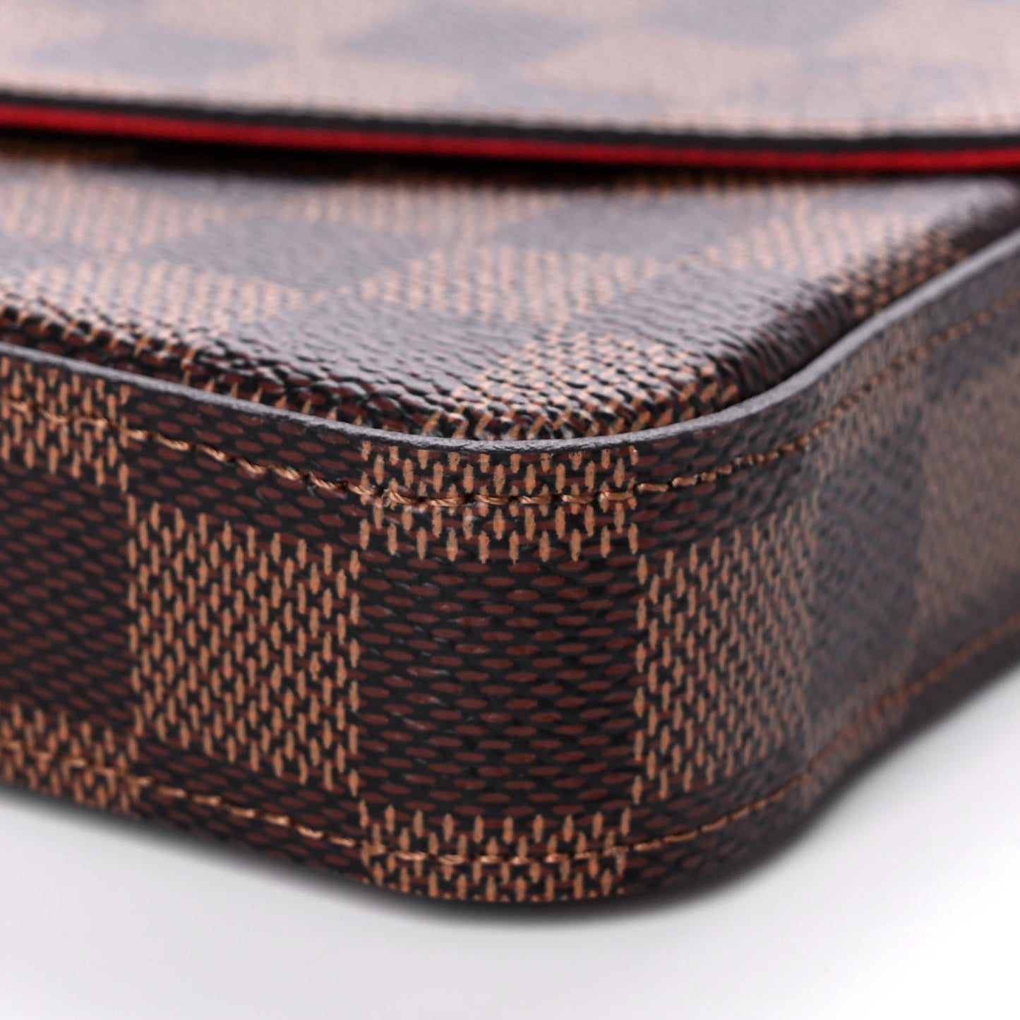 Damier Ebene Pochette Felicie Chain Wallet