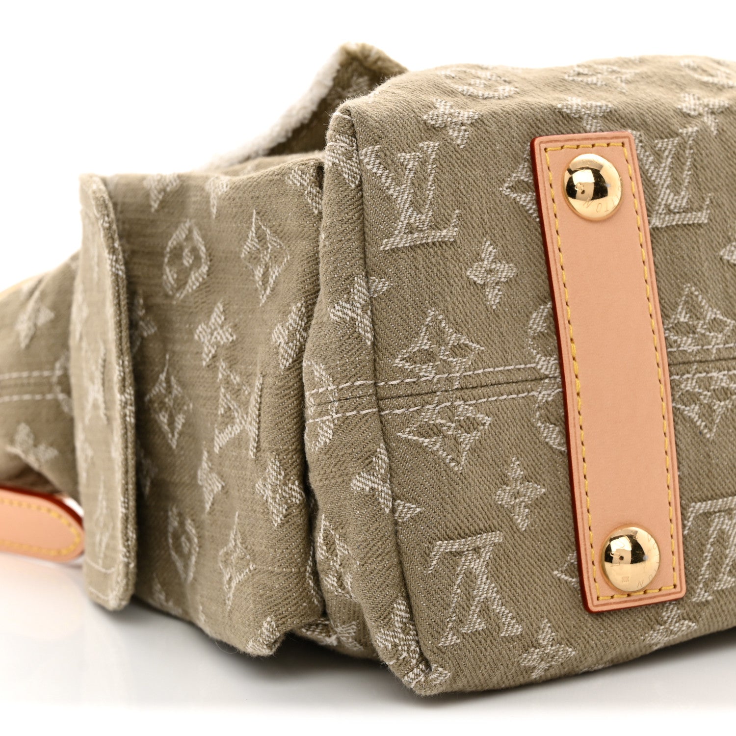 Louis Vuitton Denim CarryAll Cargo PM Khaki 8 of 9
