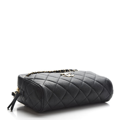 Chanel Caviar Quilted Small In & Out Camera Case Black 4 of 11