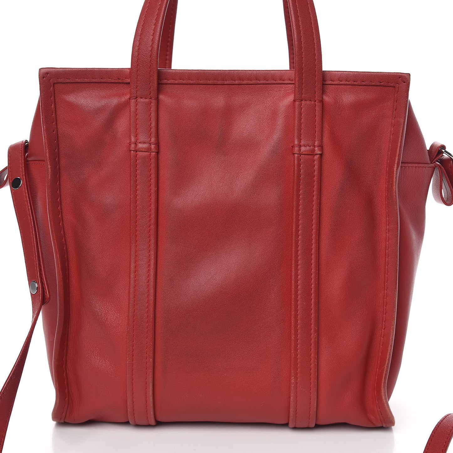 Agneau Small Bazar Shopper Tote Rouge Groseille