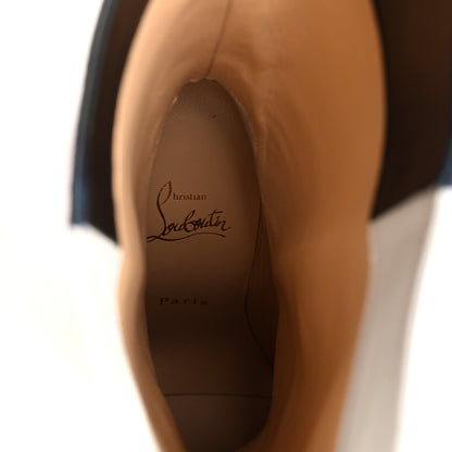 Christian Louboutin Calfskin Astrilarge 100 Booties 37.5 White Black 8 of 8