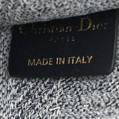 Christian Dior Oblique Denim Mini Book Tote Blue 6 of 12