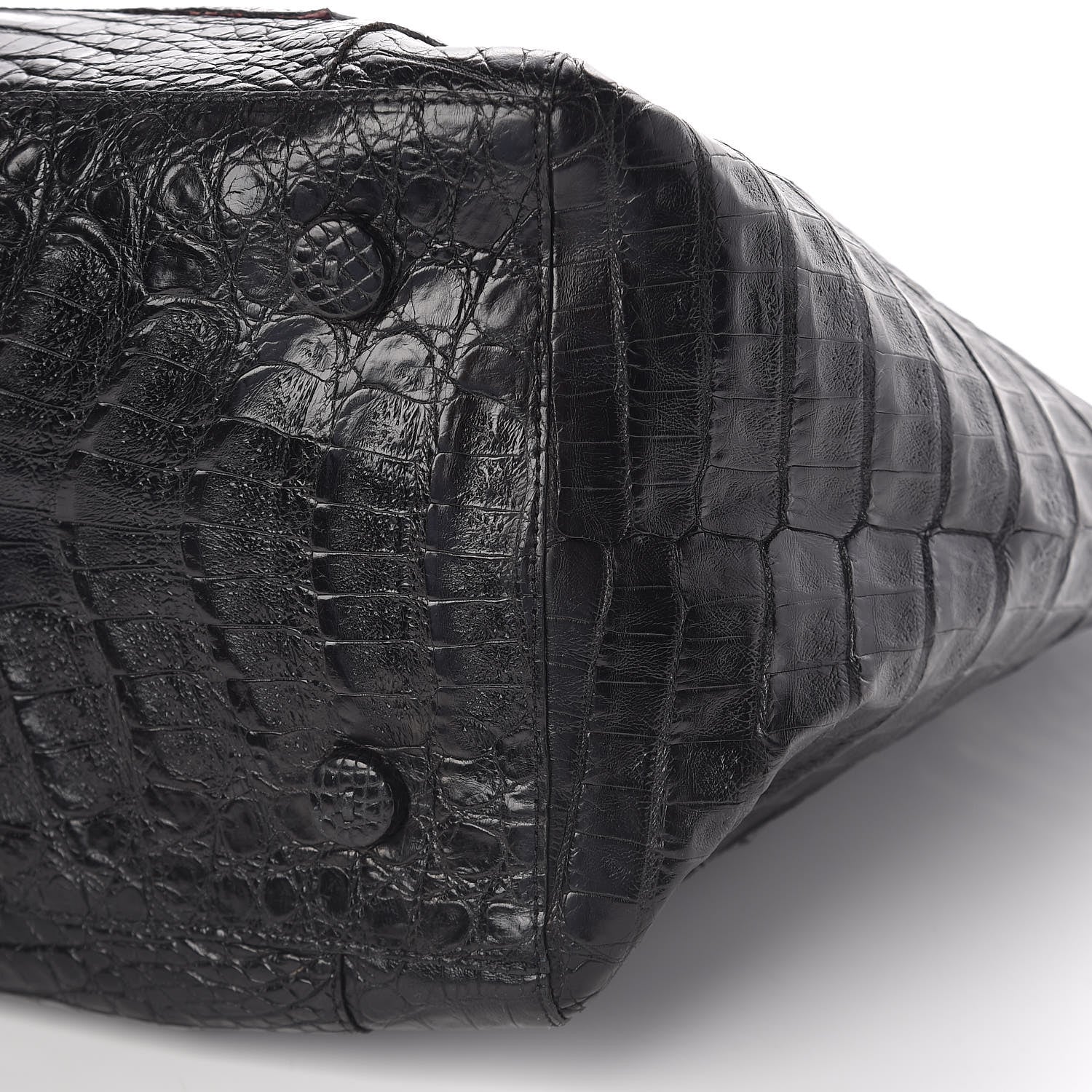 Nancy Gonzalez Crocodile Tote Black 10 of 11