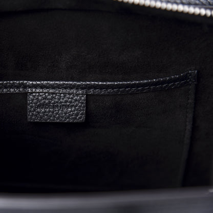 Celine Drummed Calfskin Nano Luggage Black 7 of 11