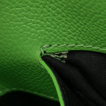 Balenciaga Grained Calfskin Logo XXS Ville Top Handle Bag Light Green Fuchsia 10 of 11