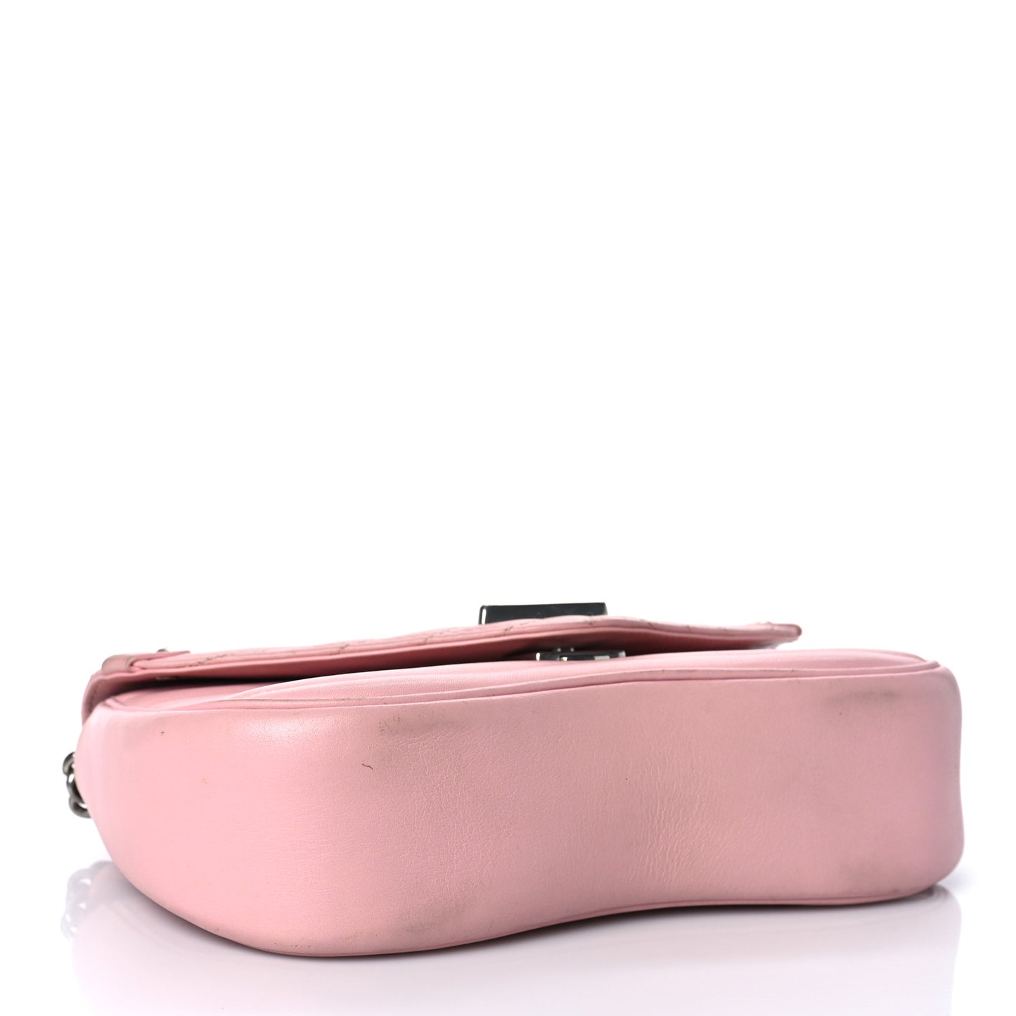 Calfskin New Wave Chain MM Smoothie Pink