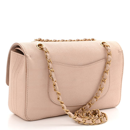 Chanel Grained Calfskin Medium Classic Pure Double Flap Nude 3 of 9