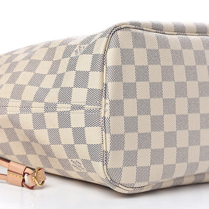 Louis Vuitton Damier Azur Neo Neverfull MM Rose Ballerine 16 of 18