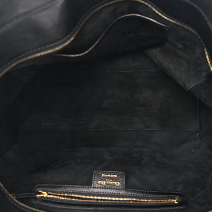 Christian Dior Goatskin DIORANGELES Tote Black 5 of 10
