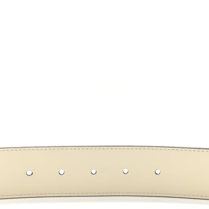 Gucci Calfskin Double G 40mm Belt 90 36 Mystic White 4 of 5
