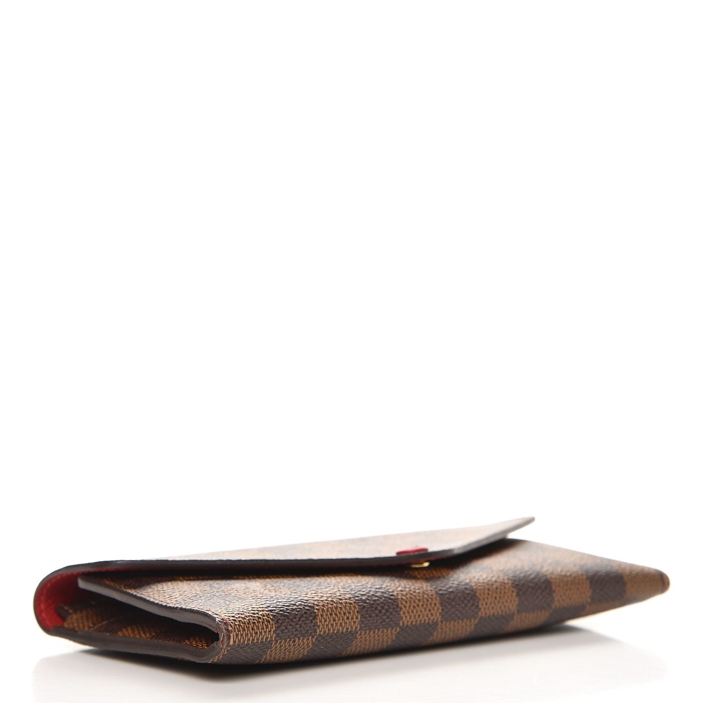 Damier Ebene Josephine Wallet Red