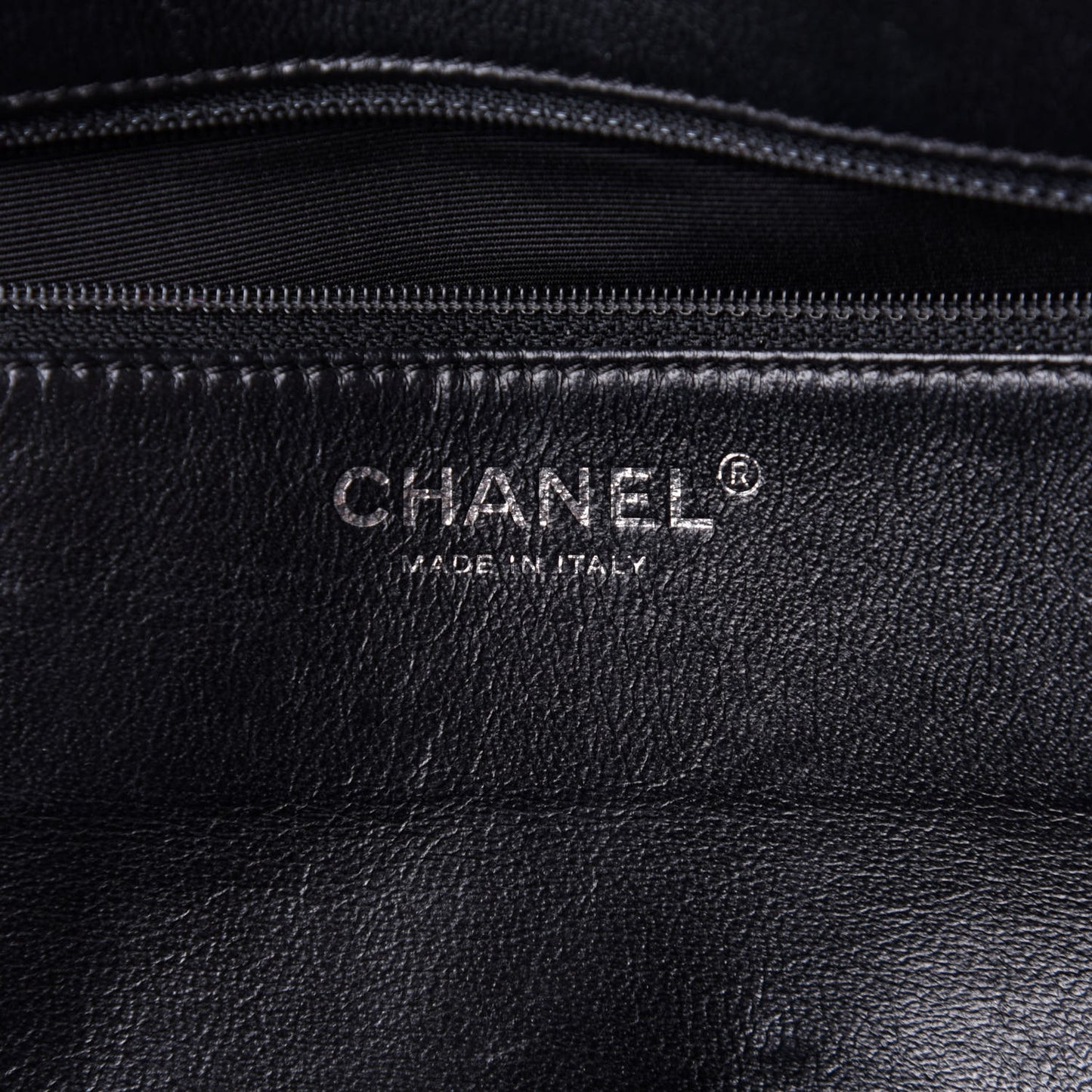 Caviar Quilted CC Timeless Bowler Black