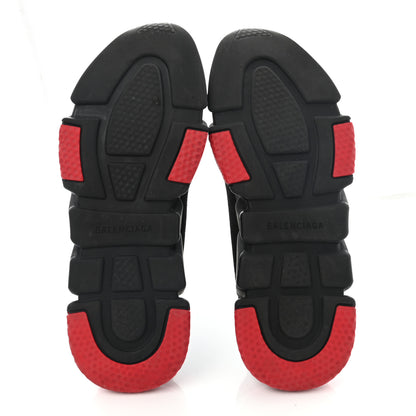 Balenciaga Neoprene Knit Mens Speed Clear Sole Sneakers 42 Black Red 5 of 14