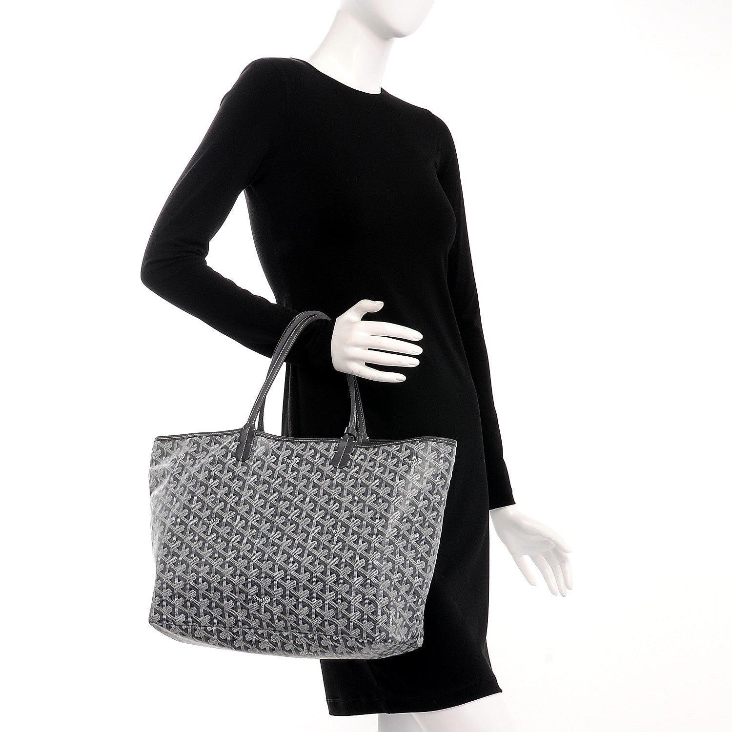 Goyard Goyardine Saint Louis PM Grey 2 of 7