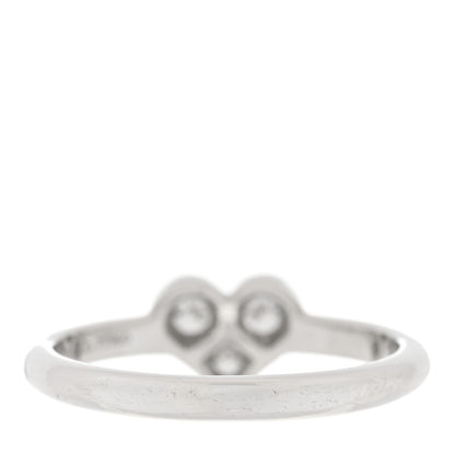Tiffany Platinum Diamond Hearts Ring 49 5 3 of 5