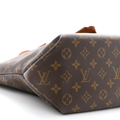 Louis Vuitton Monogram Flower Zipped Tote MM Beige 12 of 13