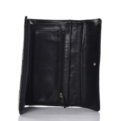 Chanel Caviar Quilted Large Flap Wallet Black 5 of 14